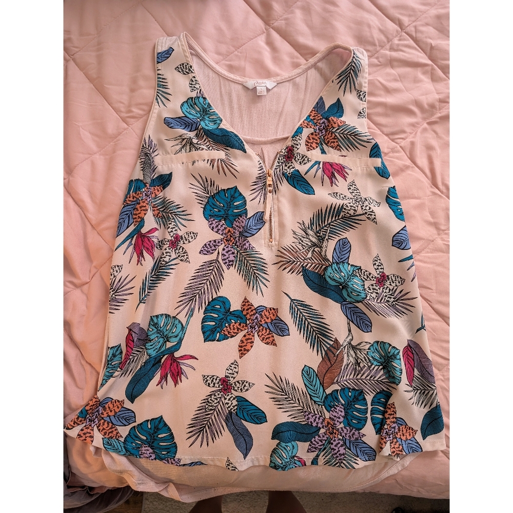 Floral pink blouse from Candie's